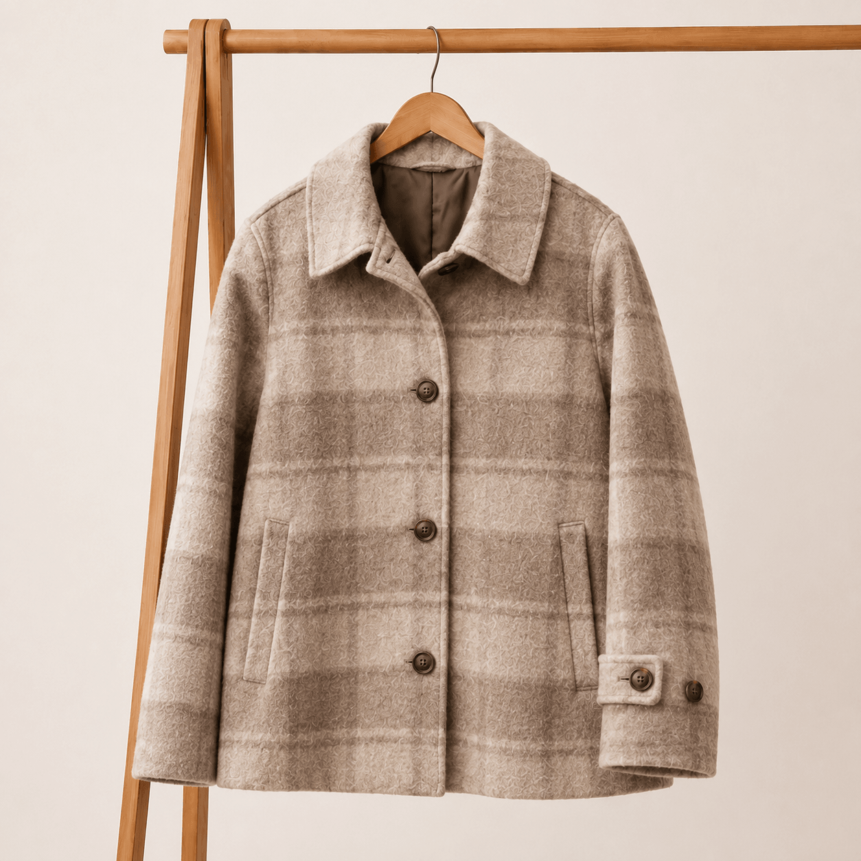 The Checked Transit Coat
