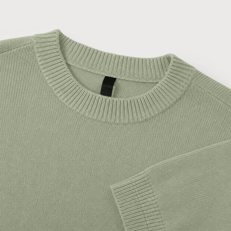 RIBBED NECKLINE